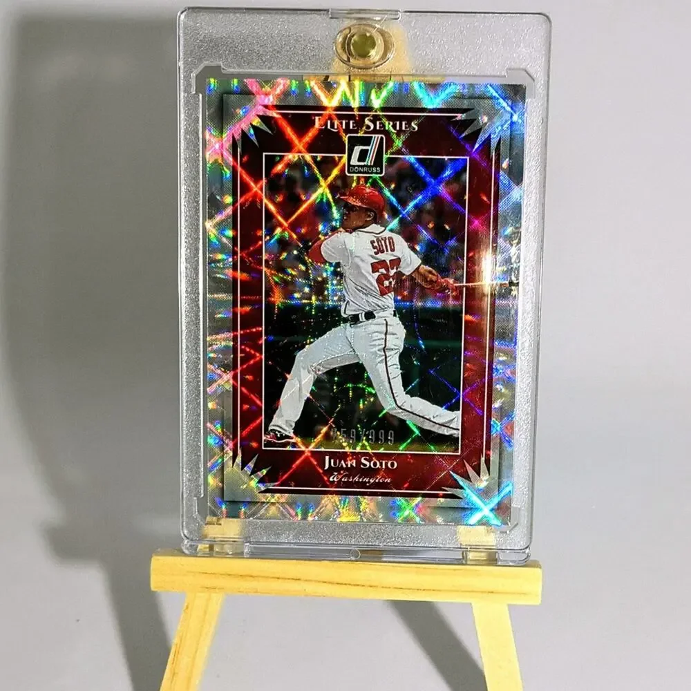 Juan Soto #ES5 2019 Panini Donruss Prizm Vector Refractor SP 759/999 - Picture 1 of 11